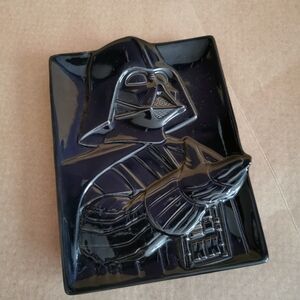 Star Wars Darth Vader Black Ceramic Tray 4x6 Hallmark Decor